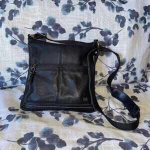 The Sak Iris / Lucia Crossbody Bag in Black Leather